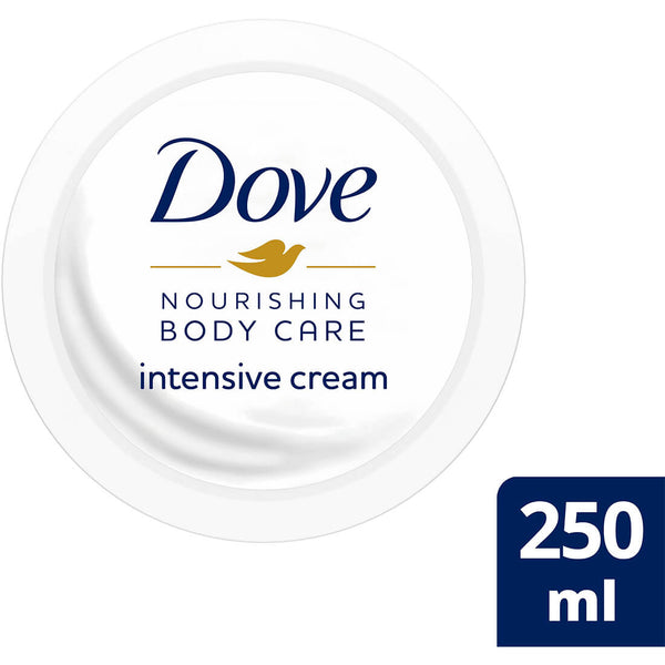 Dove Intensive Nourishing Care Body Cream, Rich Fast-Absorbing Formula, 250 ml
