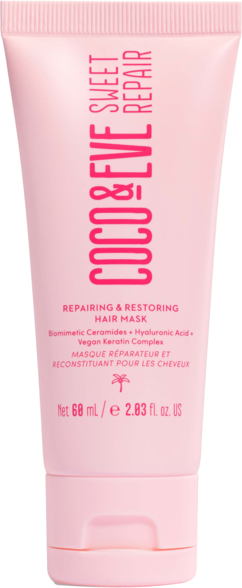 Coco and Eve Sweet Repair Hair Mask for Damaged Hair, Sulfate-Free, 60ml