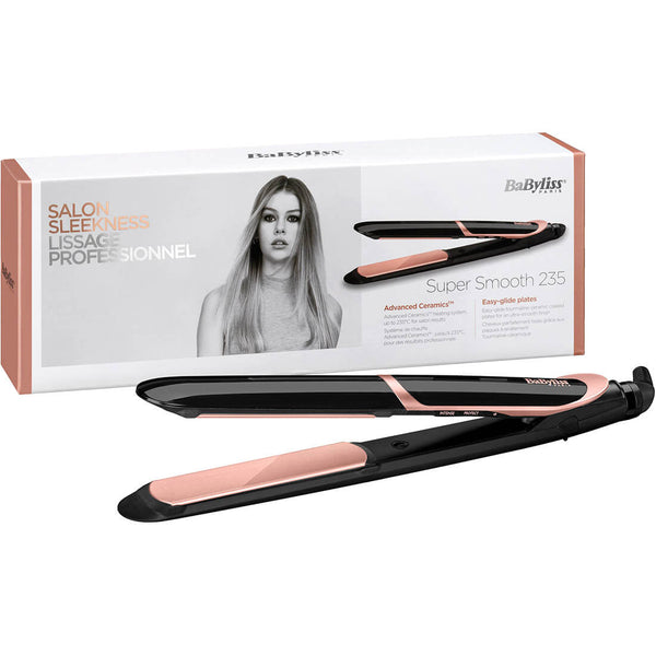 Babyliss 24mm Ionic Hair Straightener, 6 Digital Heat Settings, Tourmaline-Ceramic Plates