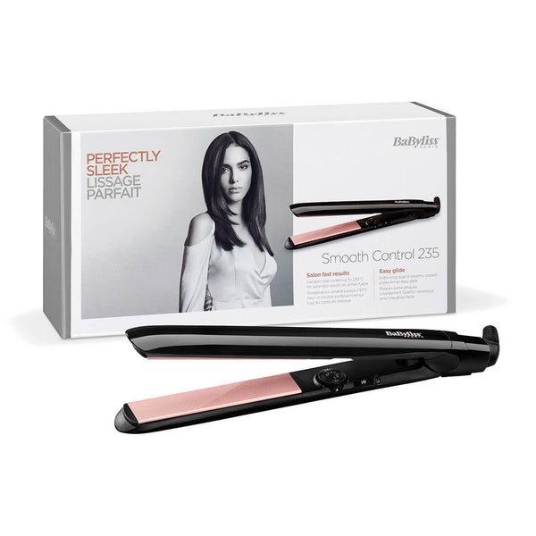 BaByliss Quartz Ceramic Hair Straightener, 235C, 13 Heat Settings, Auto Shut-Off