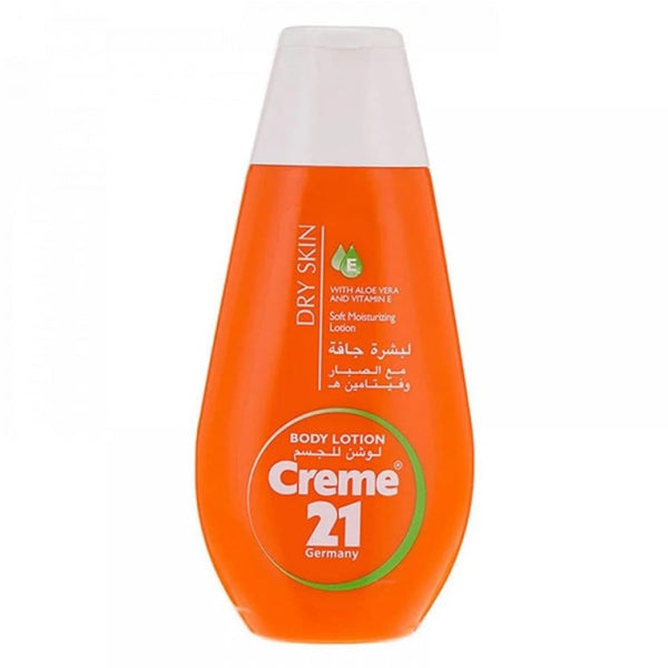 Cream 21 Dry Skin Body Lotion Aloe Vera Vitamin E 250 ml