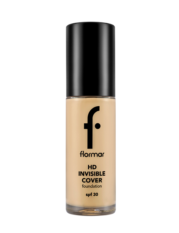 Flormar HD Invisible Cover Foundation Lightweight Natural Finish Ivory 60