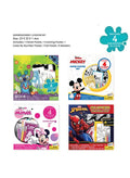 Marvel Spider-Man Super Poster Activity Set, 4 Posters and 5 Washable Markers, Ages 3+