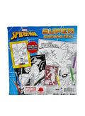 Marvel Spider-Man Super Poster Activity Set, 4 Posters and 5 Washable Markers, Ages 3+