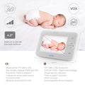 Nuvita Baby Monitor Digital Video Audio Monitor with 4.3-Inch Color Display