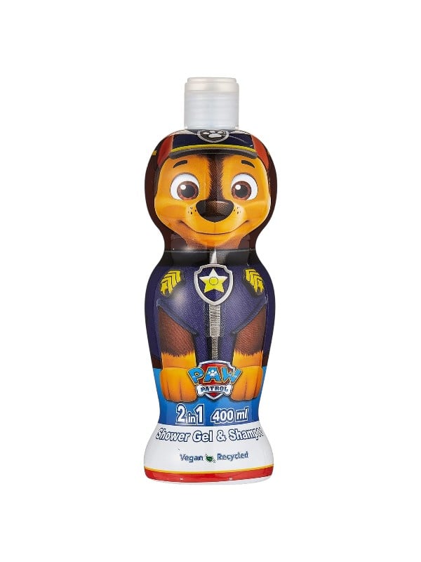 PAW Patrol Chase 2-in-1 Kids Shampoo & Body Wash Gentle Formula 400ml