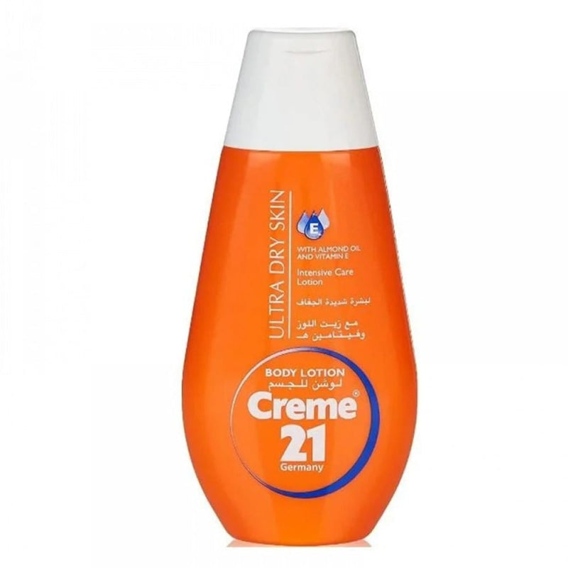 Cream 21 Body Lotion Ultra Dry Skin Almond Oil Vitamin E