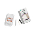 Luca A6 Acrylic Artificial Nails Oval Shape Ombre Color