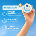 NIVEA Soft Moisturising Cream Face, Body & Hands Vitamin E Jojoba Oil 300ml