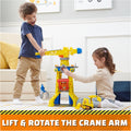 Rubble & Crew Bark Yard Crane Tower Playset with Lights, Sounds, Rubble Figure, Bulldozer and 12 oz Compound