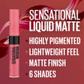 Maybelline Sensational Liquid Matte Lipstick Creamy Nude NU07