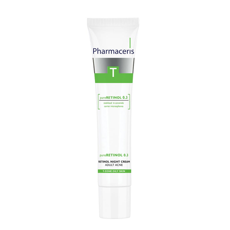 Pharmaceris T Pure Retinol Night Cream 0.3% with Ceramides for Oily Skin
