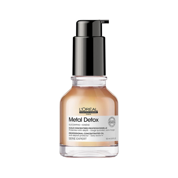 L'Oreal Professionnel Metal Detox Concentrated Hair Oil, Glicoamine, 50ml