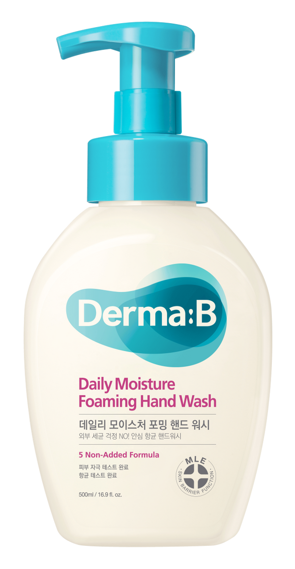 Derma:B Daily Moisture Foaming Hand Wash MLE Hydration Formula 500ml
