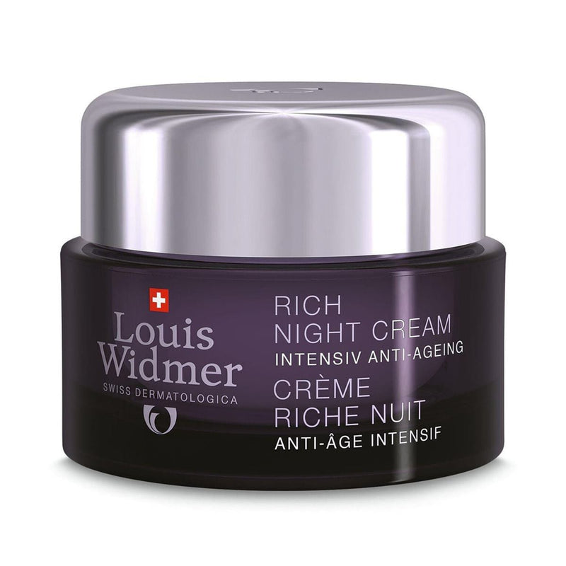 Louis Widmer Proderm Rich Night Cream Hyaluronic Acid Peptides 50 ml