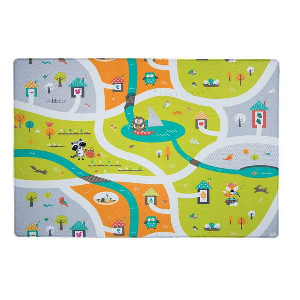 Bbluv Reversible Playmat Miles Cushioned Water-Resistant PVC Foam 55 x 39.3 in