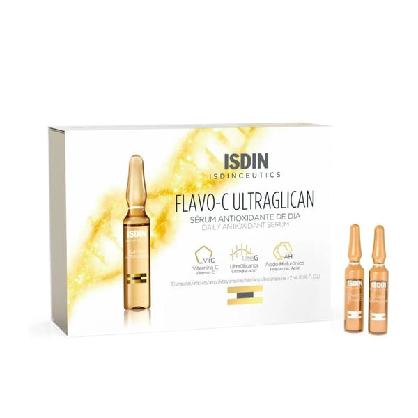 ISDIN Ceutics Flavo-C Ultraglican Antioxidant Serum Vitamin C Hyaluronic Acid 10 Ampoules x 2 ml