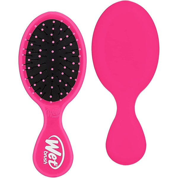 WetBrush Mini Detangler Hair Brush Flexible Bristles Pink
