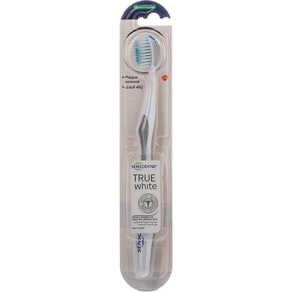 Sensodyne True White Medium Toothbrush Soft Bristles for Sensitive Teeth