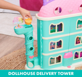 Gabby's Dollhouse Purrfect Dollhouse Playset, 4 Floors, 7 Rooms, 15 Pieces, Sounds and Phrases