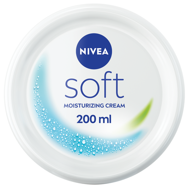NIVEA Soft Moisturizing Cream with Vitamin E and Jojoba Oil