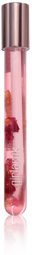 Girlactik Rose Oil Tinted Lip Gloss, Argan, Rosehip, Vitamin E and Jojoba Oils, Petal La Rose
