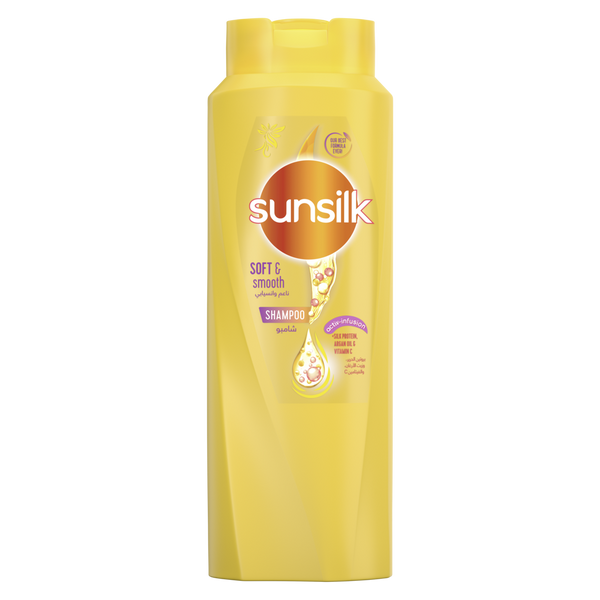 Sunsilk Soft & Smooth Shampoo, Argan and Babassu Oils, 700ml
