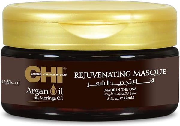CHI Argan & Moringa Oil Rejuvenating Hair Masque 237ml