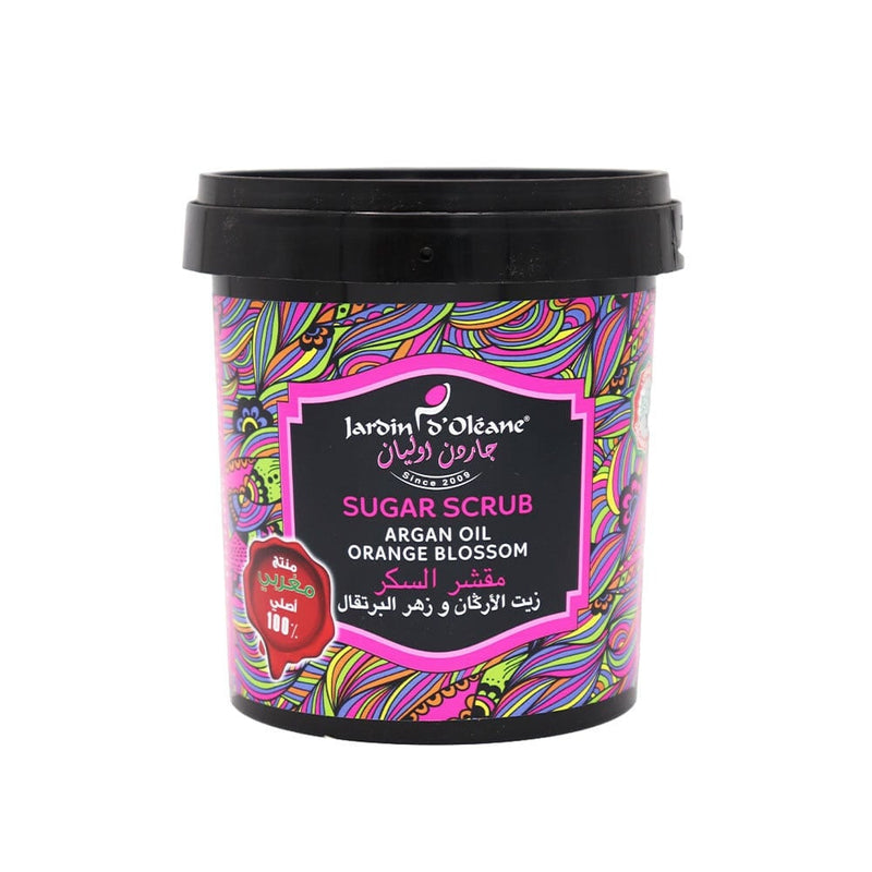 Jardin d' Oleane Moroccan Sugar Scrub with Argan Oil & Orange Blossom 600 g