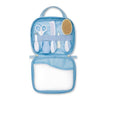 Nuvita Baby Care Grooming Kit Blue 9-Piece Set with Travel Case