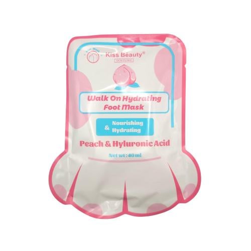 Kiss Beauty Peach & Hyaluronic Acid Moisturizing Foot Mask