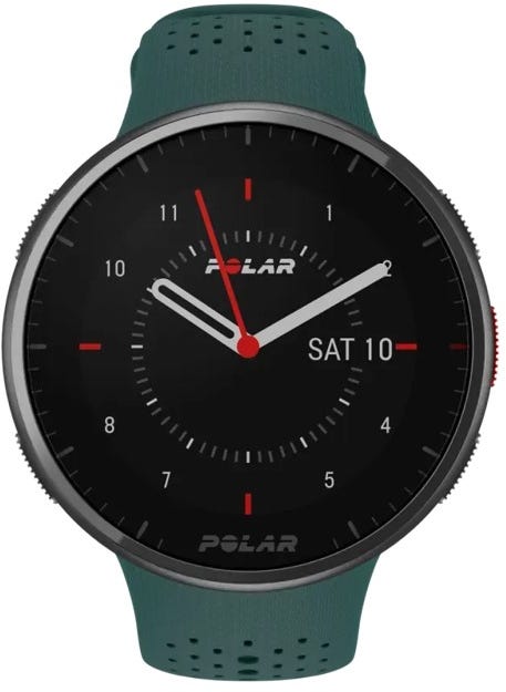 Polar Pacer Pro Advanced GPS Sports Watch Teal & Green S-L