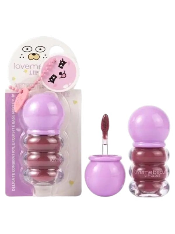 Loveme Beauty Lip Gloss Glossy Finish Shade 06 6.3g