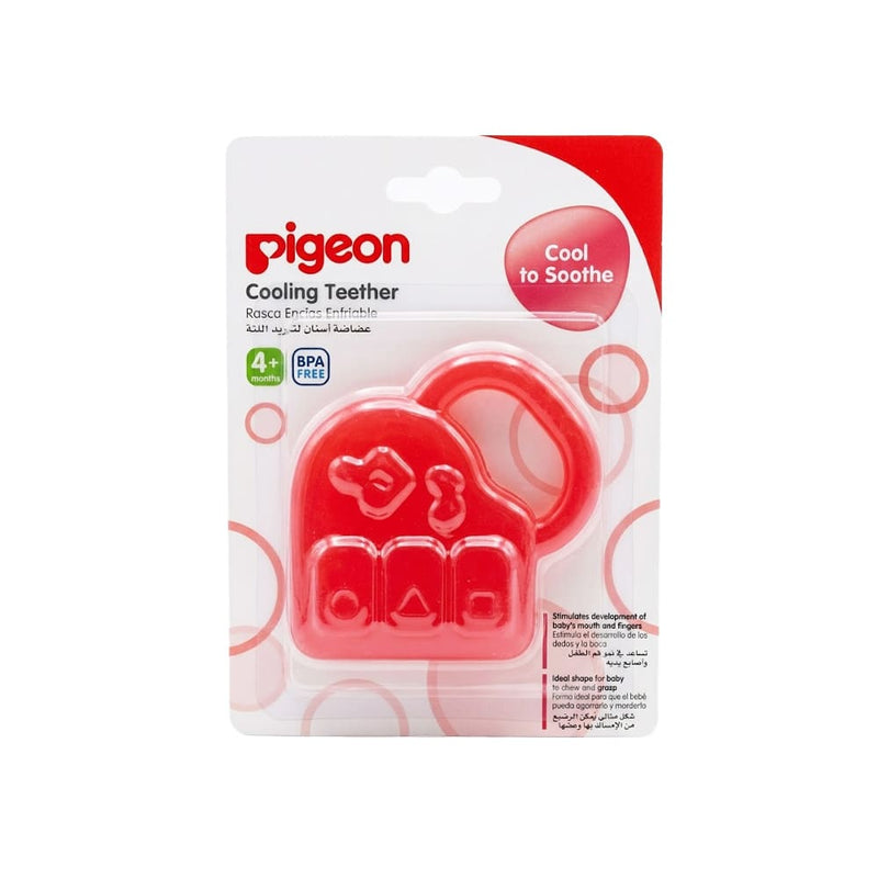 Pigeon Cooling Teether Ergonomic BPA-Free Gum Soothing Toy, 4+ Months