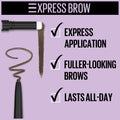 Maybelline Express Brow Satin 2-in-1 Eyebrow Pencil Powder Medium