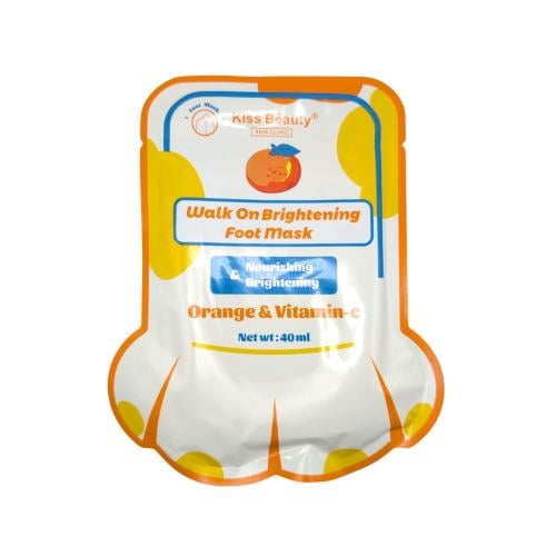 Kiss Beauty Moisturizing Foot Mask Orange & Vitamin C