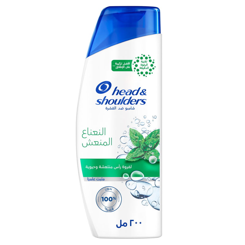 Head & Shoulders Menthol Refresh Shampoo Cooling Scalp-Cleansing Formula 200 ml