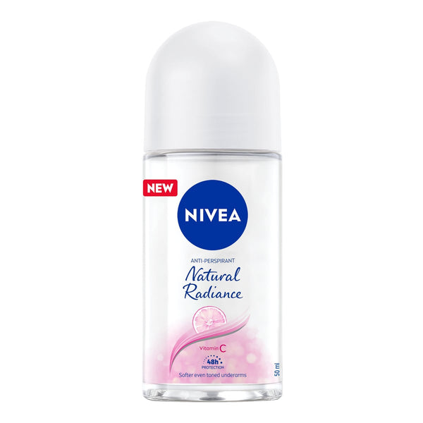NIVEA Natural Even-Tone Roll-On Antiperspirant Liquorice and Avocado Extracts