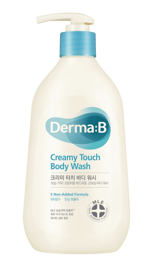 Derma:B Creamy Touch Body Wash Gel 48-Hour Moisturizing Effect 400ml