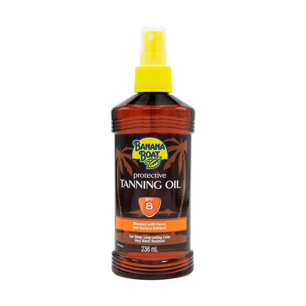Banana Boat Protective Tanning Oil Spray SPF 8 UVA/UVB Protection 236 ml