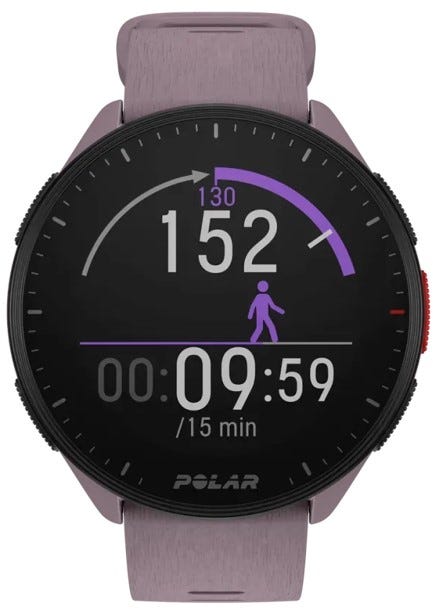 Polar Pacer Smart GPS Sports Watch Purple S-L