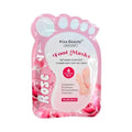 Kiss Beauty Rose Exfoliating Foot Mask Sock Treatment