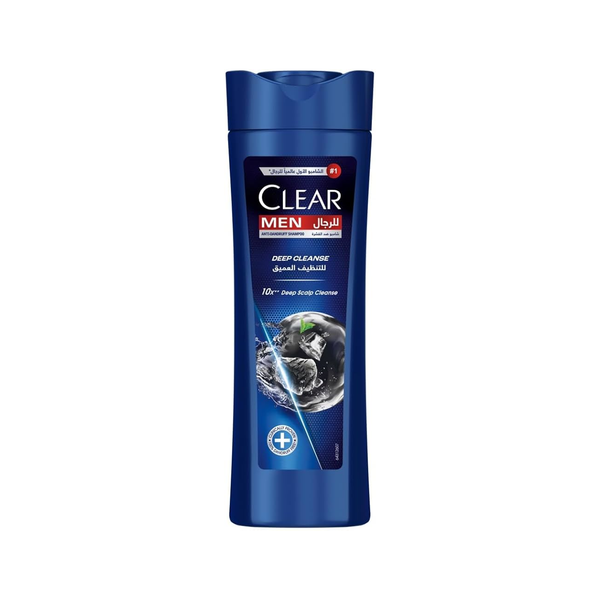 Clear Men's Deep Cleansing Shampoo Charcoal Mint Menthol Nutrium 10 350ml