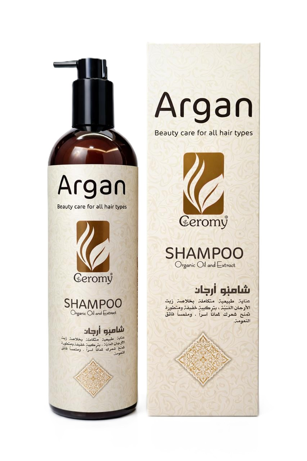 Ceromy Argan Shampoo Nourishing Formula for Dry Hair 800 ml