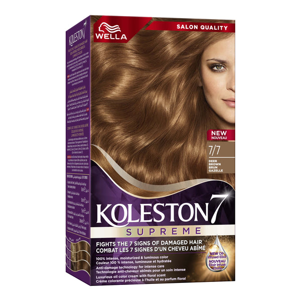 Koleston Hair Color Cream Kit Deer Brown 7/7 Intense Color