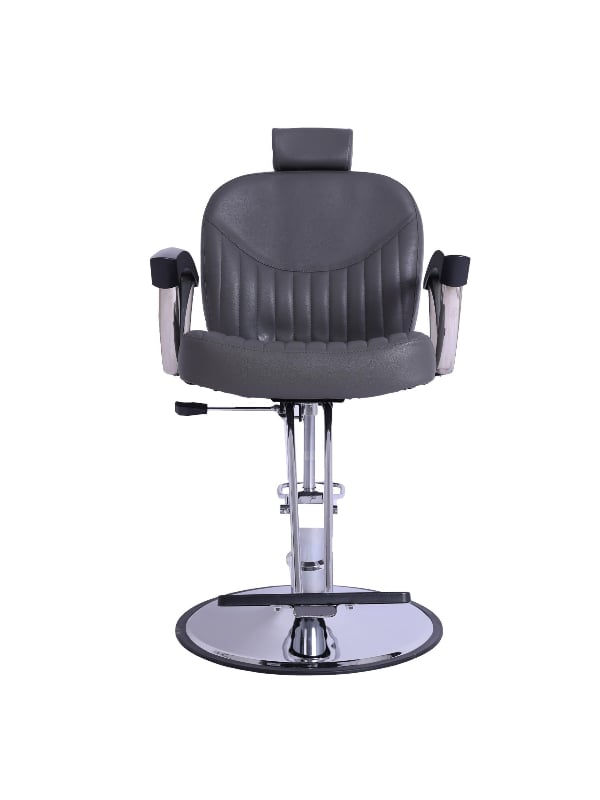 Salon System Hair Cutting and Styling Chair Hydraulic Gray