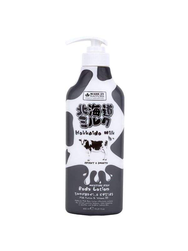 Scentio Hokkaido Milk Rich Body Lotion Milk Protein Vitamin B3 450ml