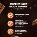 AXE Dark Temptation Deodorant Body Spray Zinc Technology Cocoa Fragrance 150ml
