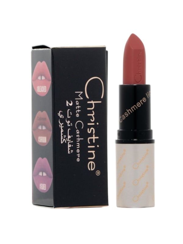 Christine Berry 2 Kashmiri Lipstick Velvety Matte Finish Shea Butter CH019-N
