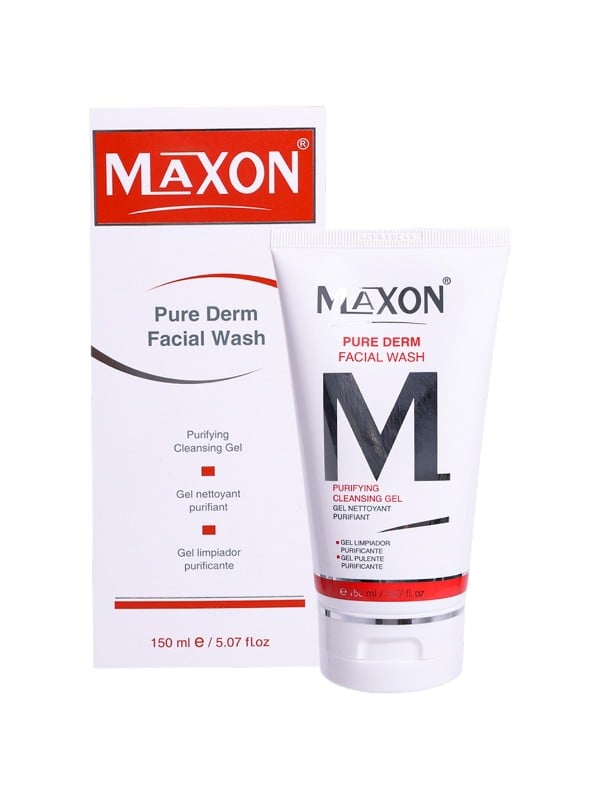 Maxon Pure Derm Cleansing Gel for Oily Skin, Excess Oil Care, 150ml